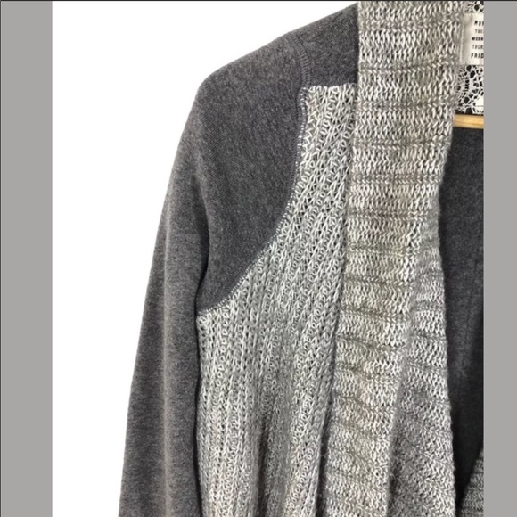 Saturday Sunday Casado Gray Cardigan Sz M - Picture 4 of 6